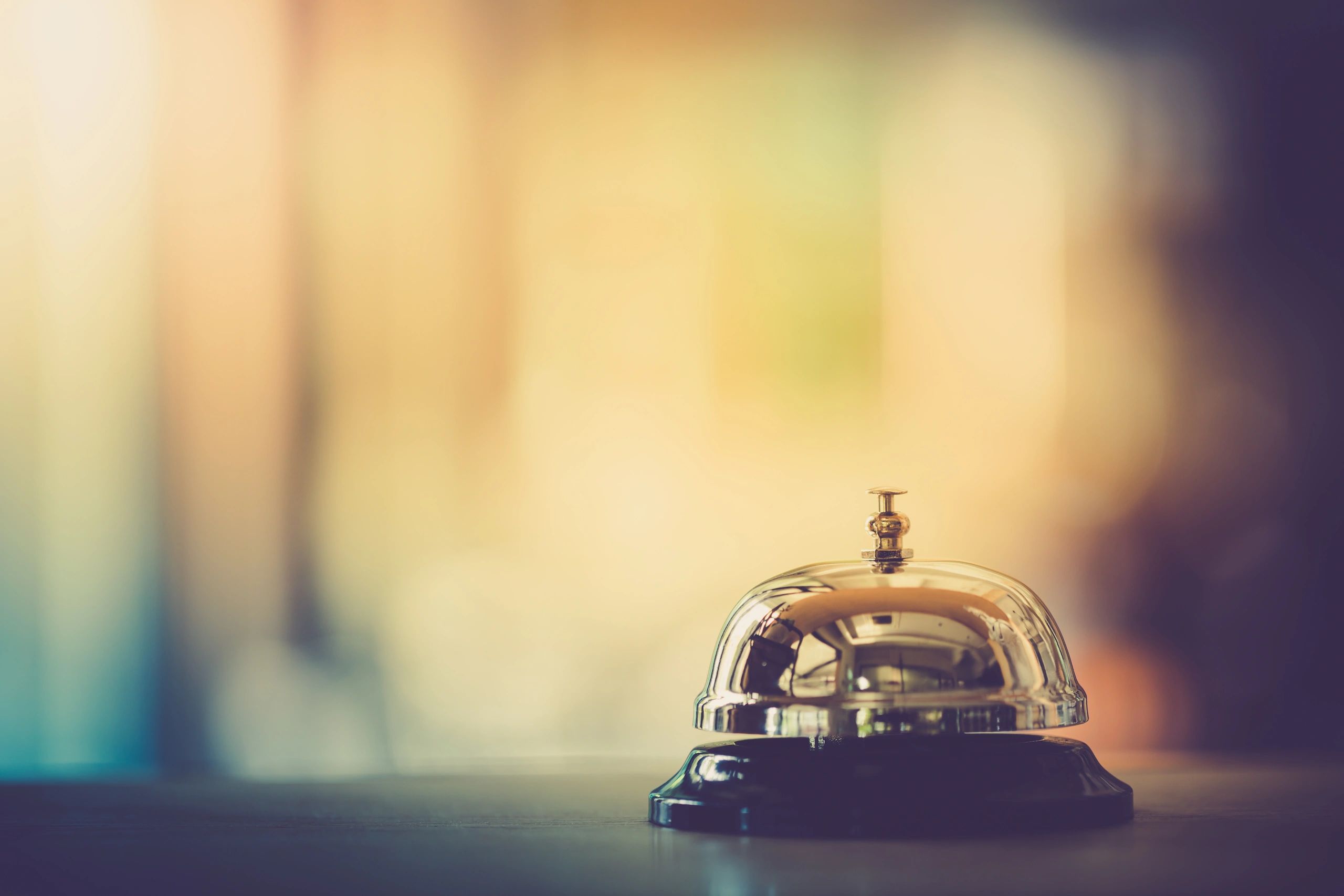 Concierge service bell representing customer support