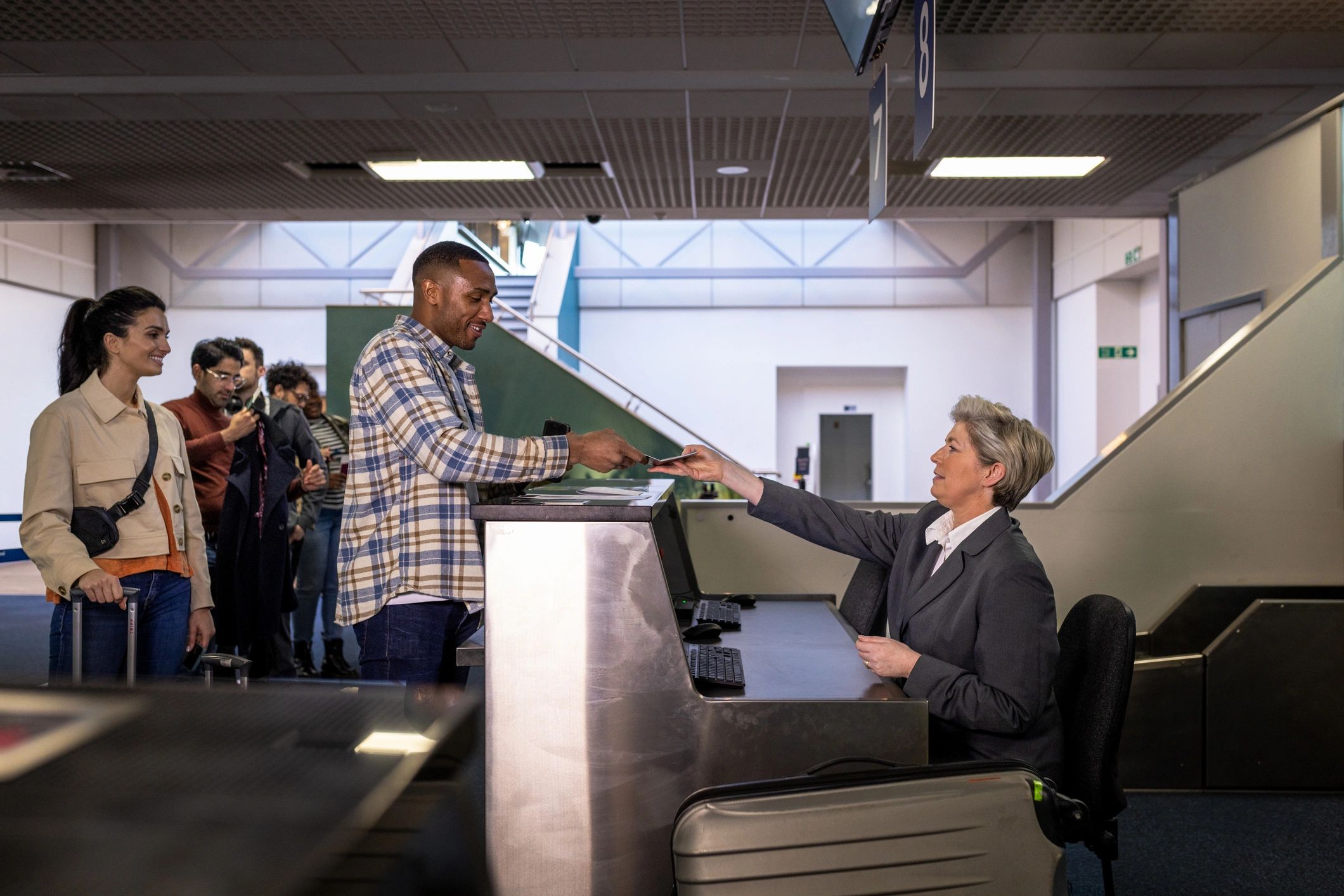 Travel service team assisting customers with premium booking support