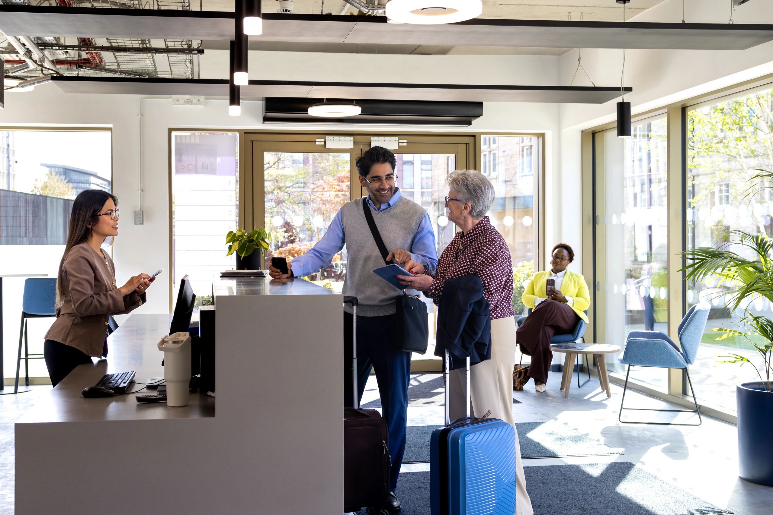 Modern premium hospitality environment